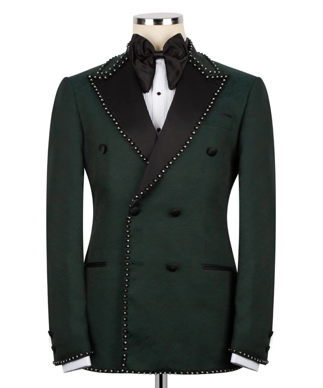 Royal Purple Double Breasted Tuxedo — Honaj Couture